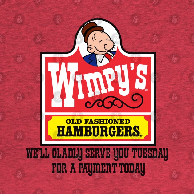 Wimpy's Old Fashioned Burgers by Alema Art